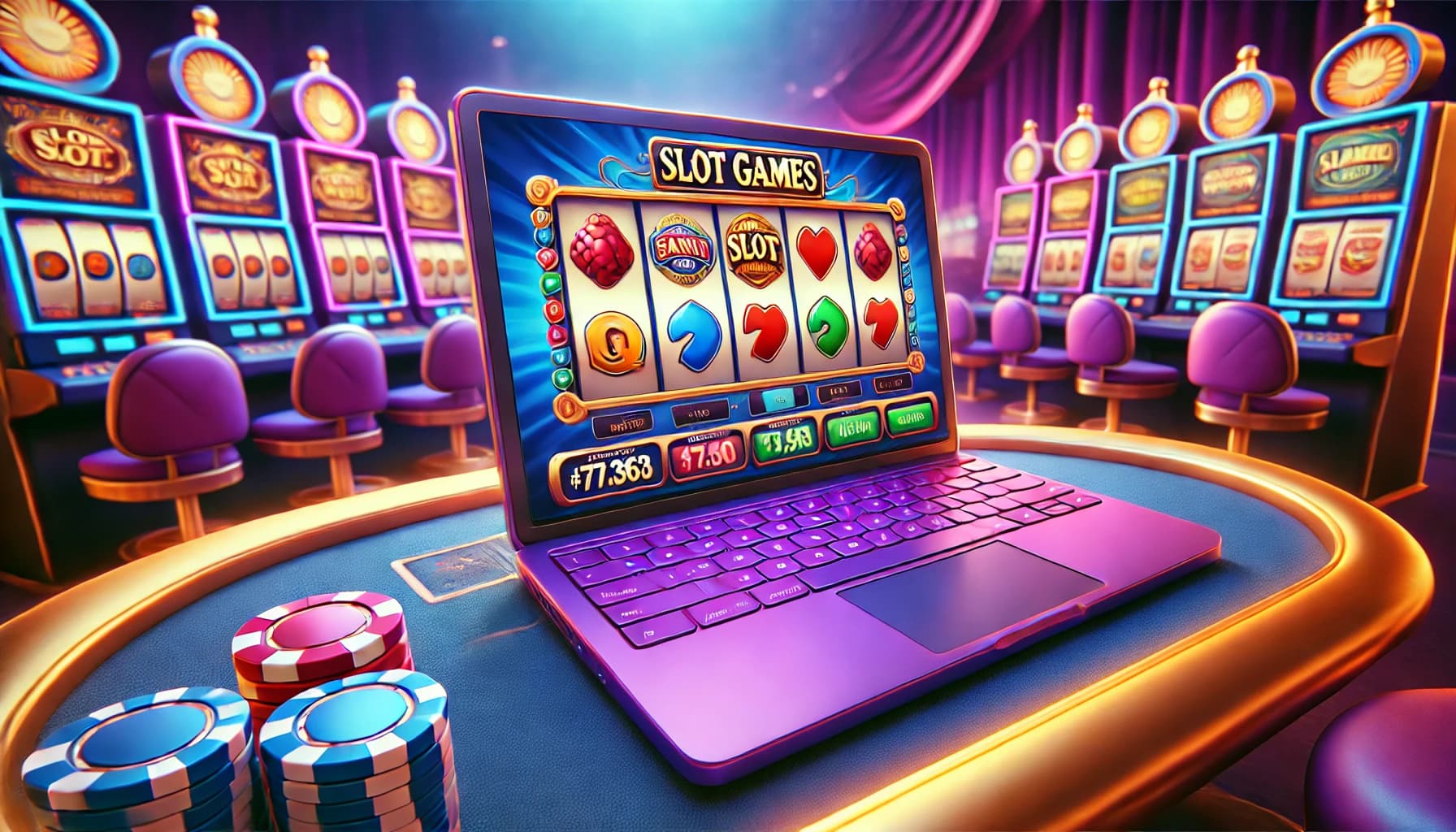 slot games on laptop