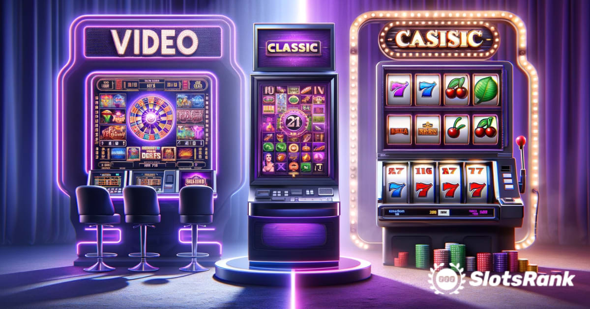 Video verzus klasické online kasínové automaty: Ktorý z nich je lepší?